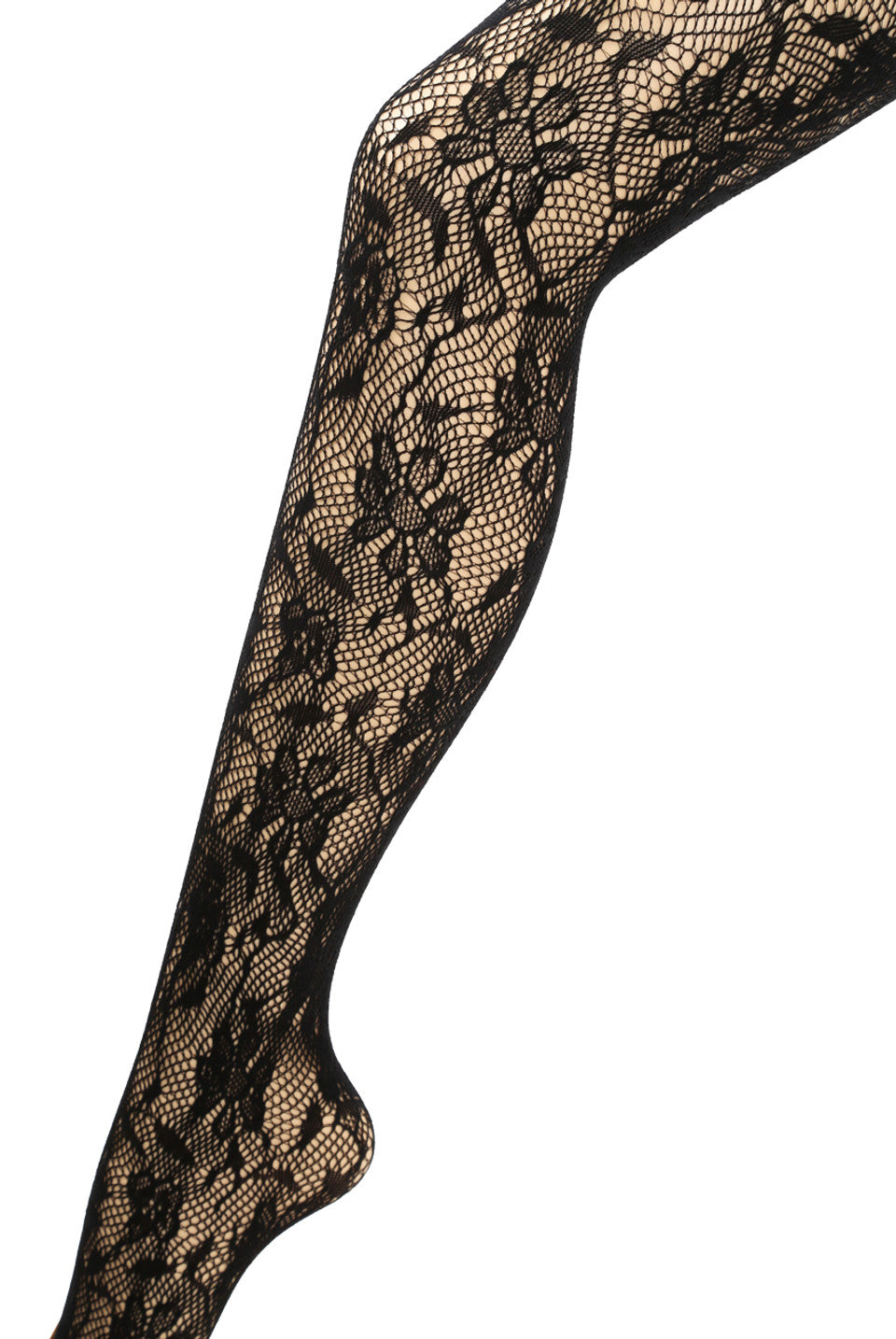 Floral Fish Net Tights