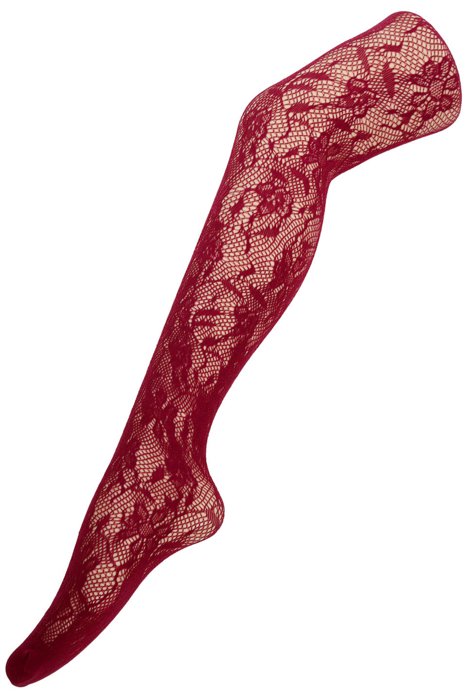 Floral Fish Net Tights